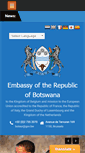 Mobile Screenshot of botswana-brussels.com